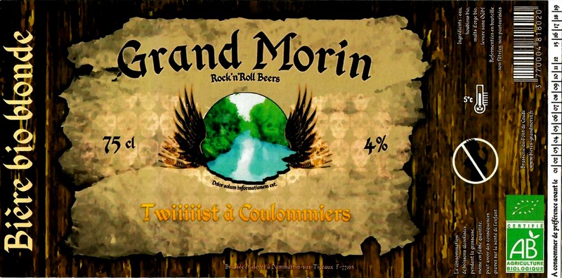 Etiquette BRASSERIE DU PONT DE COUDE 05