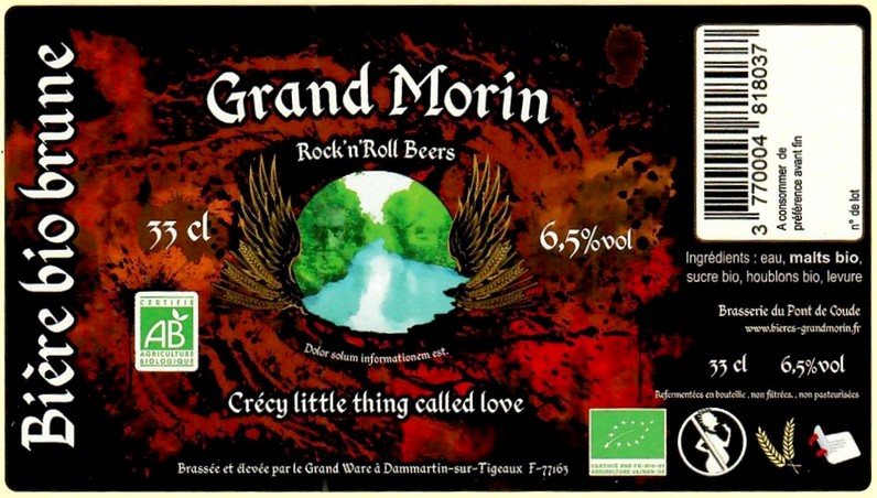 Etiquette BRASSERIE DU PONT DE COUDE 09