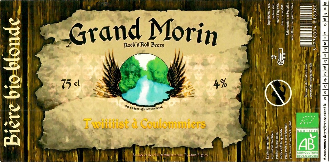 Etiquette BRASSERIE DU PONT DE COUDE 17