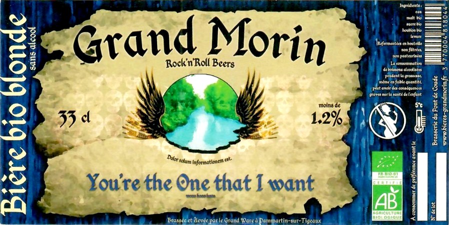 Etiquette BRASSERIE DU PONT DE COUDE 18