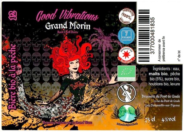 Etiquette BRASSERIE DU PONT DE COUDE 21