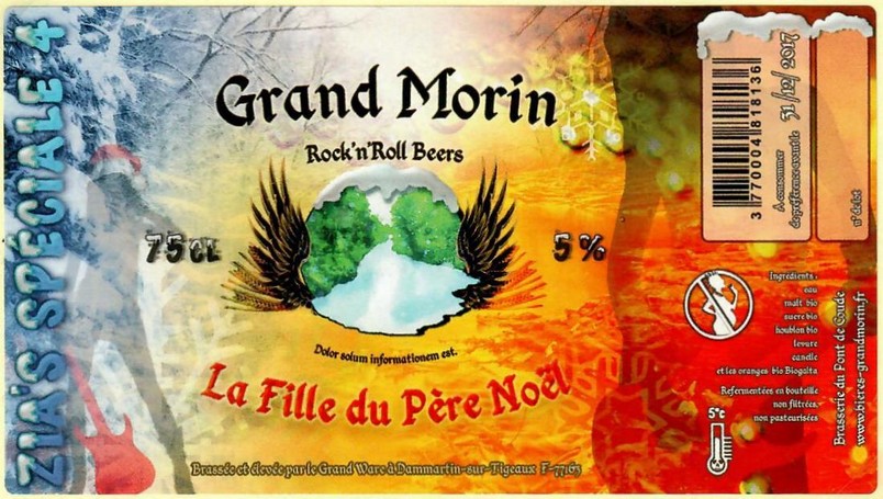 Etiquette BRASSERIE DU PONT DE COUDE 25