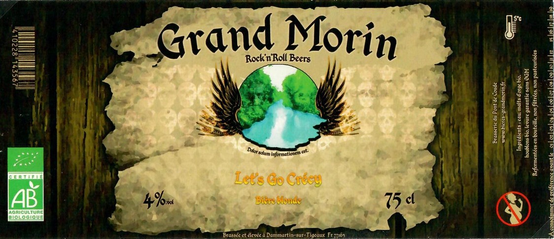 Etiquette BRASSERIE DU PONT DE COUDE 26