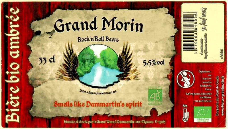 Etiquette BRASSERIE DU PONT DE COUDE 27