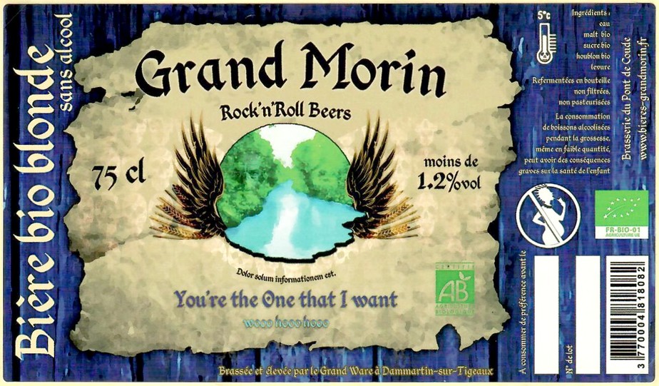 Etiquette BRASSERIE DU PONT DE COUDE 33