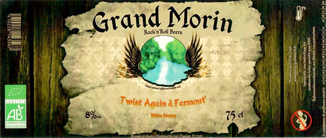 Etiquette BRASSERIE DU PONT DE COUDE 48