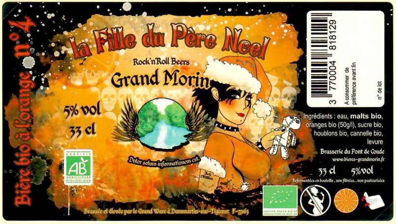 Etiquette BRASSERIE DU PONT DE COUDE 54