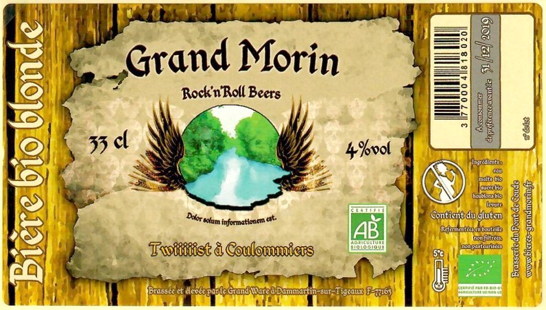 Etiquette BRASSERIE DU PONT DE COUDE 61