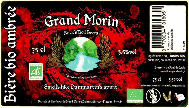 Etiquette BRASSERIE DU PONT DE COUDE 64