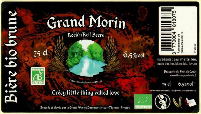 Etiquette BRASSERIE DU PONT DE COUDE 65