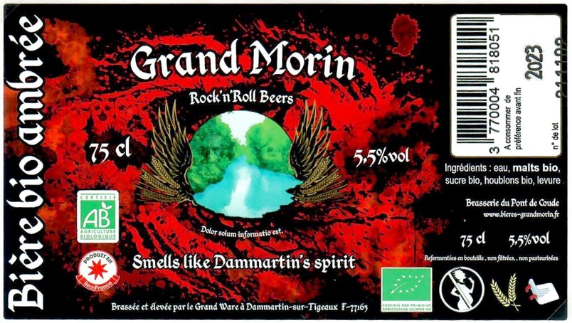 Etiquette BRASSERIE DU PONT DE COUDE 68