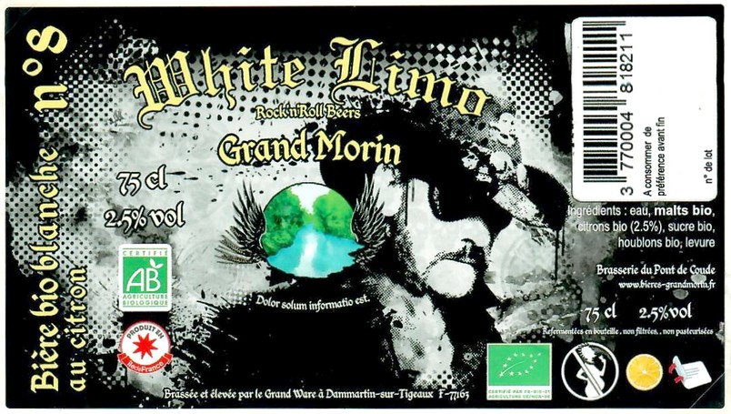 Etiquette BRASSERIE DU PONT DE COUDE 73