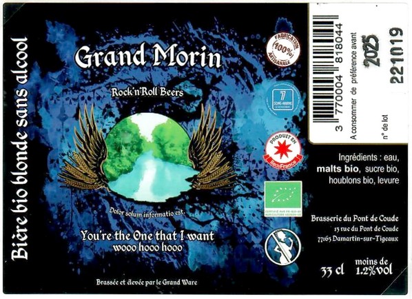 Etiquette BRASSERIE DU PONT DE COUDE 76