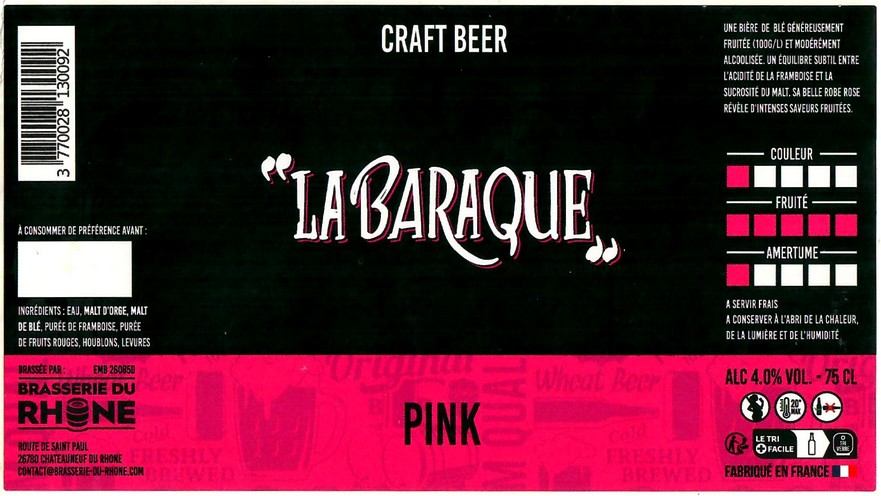 Etiquette BRASSERIE DU RHONE 04