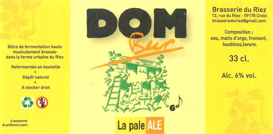 Etiquette BRASSERIE DU RIEZ 01