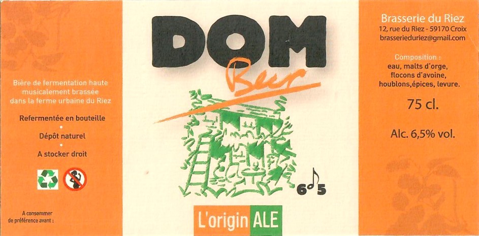 Etiquette BRASSERIE DU RIEZ 02