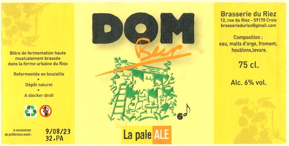 Etiquette BRASSERIE DU RIEZ 04