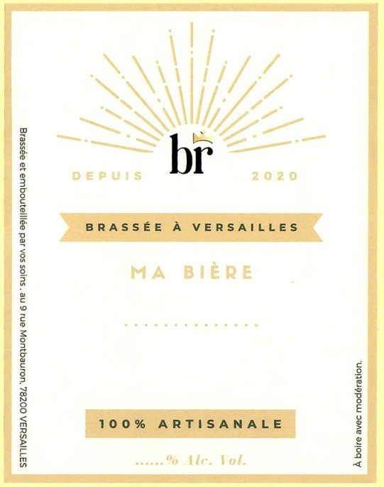 Etiquette BRASSERIE DU ROI 01