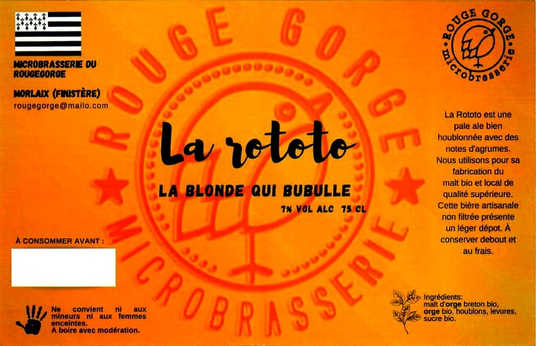 etiquette BRASSERIE DU ROUGE GORGE 03