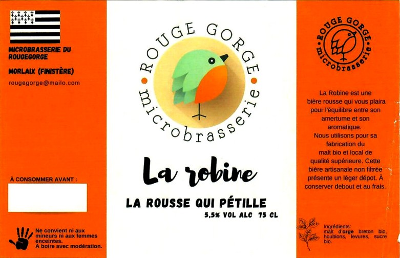 etiquette BRASSERIE DU ROUGE GORGE 04