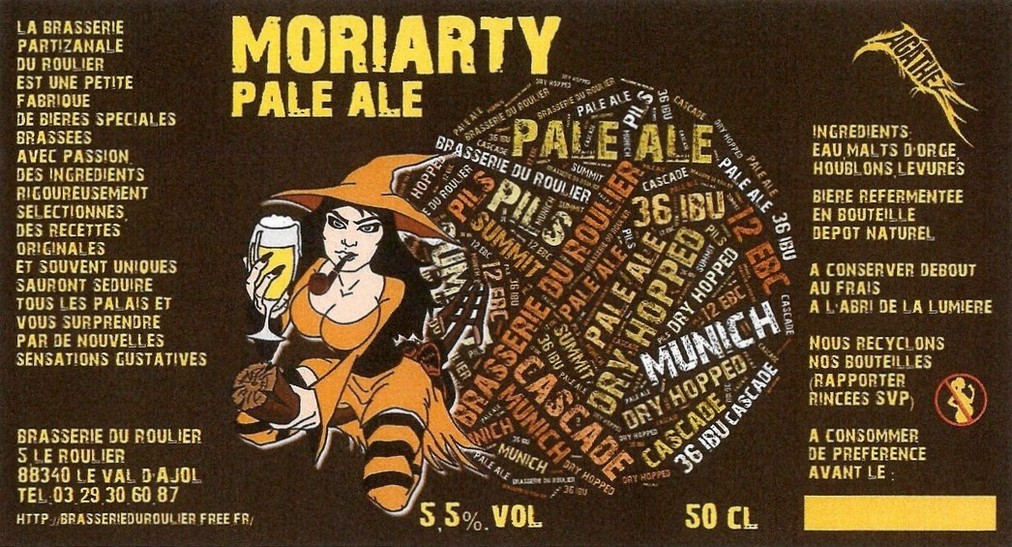 Etiquette BRASSERIE DU ROULIER 08