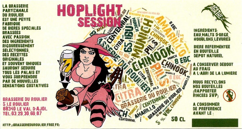 Etiquette BRASSERIE DU ROULIER 09