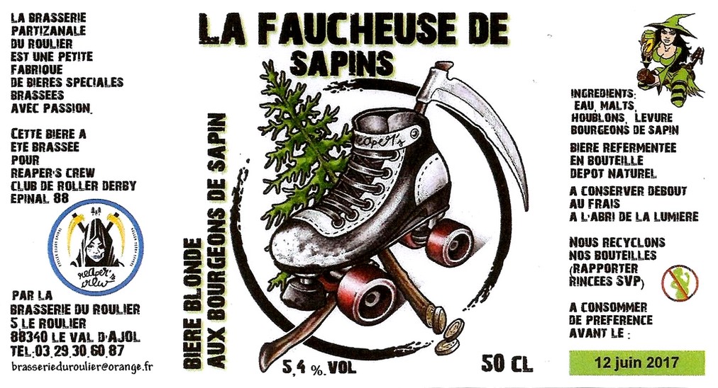 Etiquette BRASSERIE DU ROULIER 10