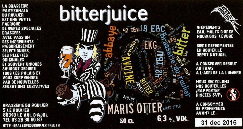 Etiquette BRASSERIE DU ROULIER 11