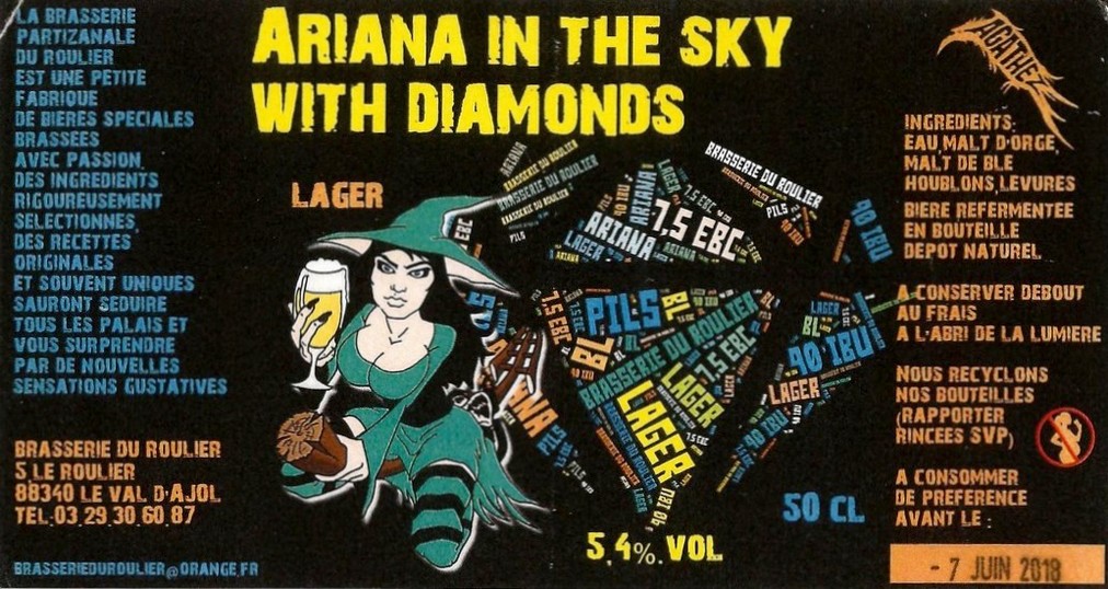 Etiquette BRASSERIE DU ROULIER 16