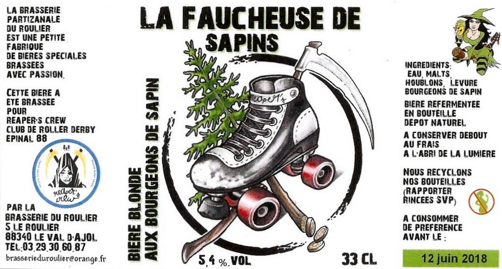 Etiquette BRASSERIE DU ROULIER 17