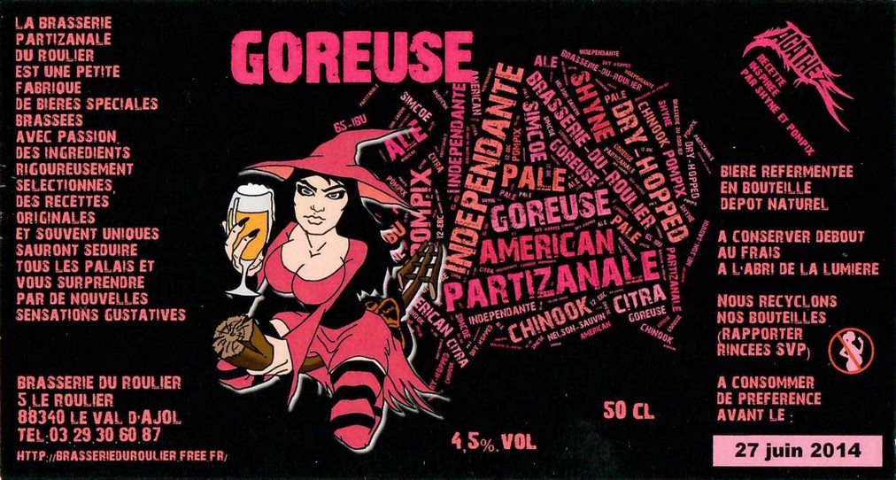 Etiquette BRASSERIE DU ROULIER 21