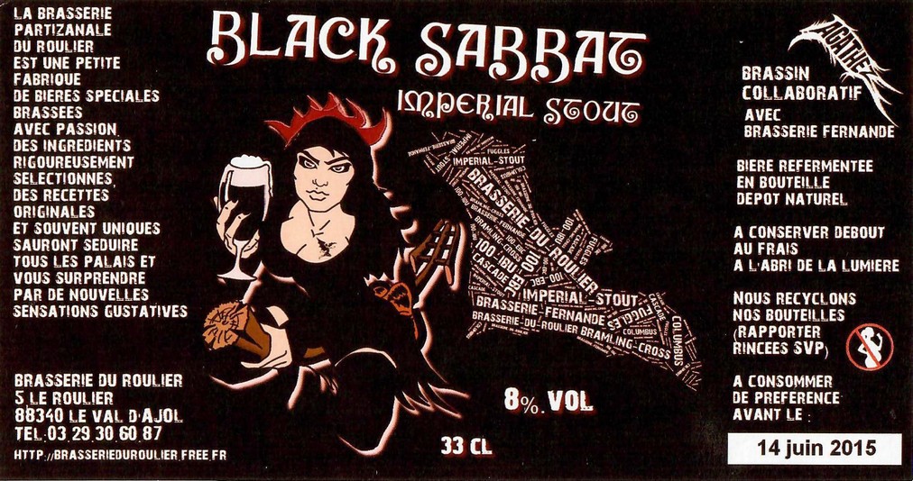 Etiquette BRASSERIE DU ROULIER 23