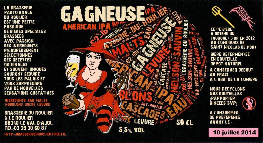 Etiquette BRASSERIE DU ROULIER 26