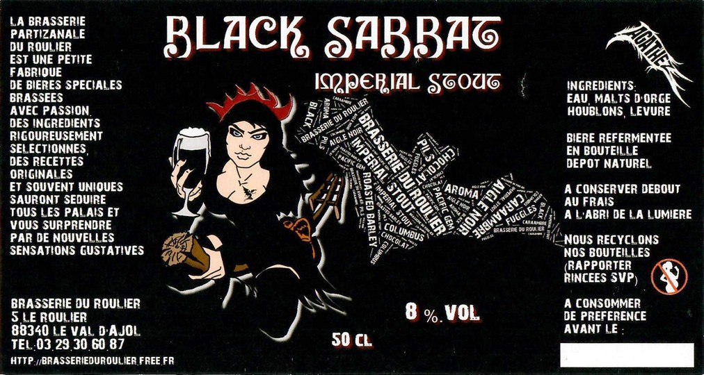 Etiquette BRASSERIE DU ROULIER 29