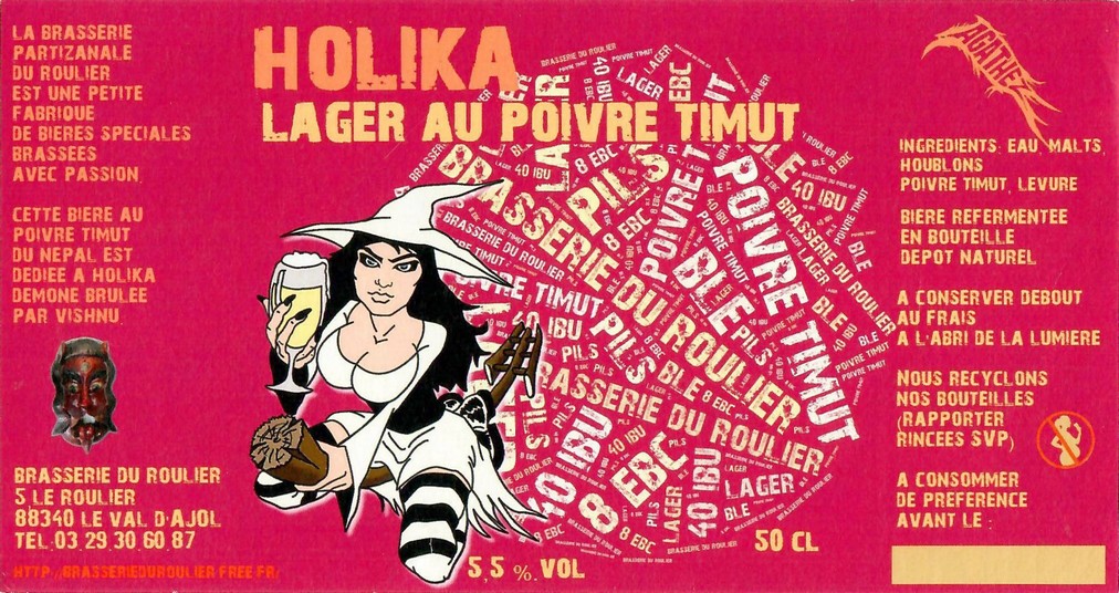 Etiquette BRASSERIE DU ROULIER 32