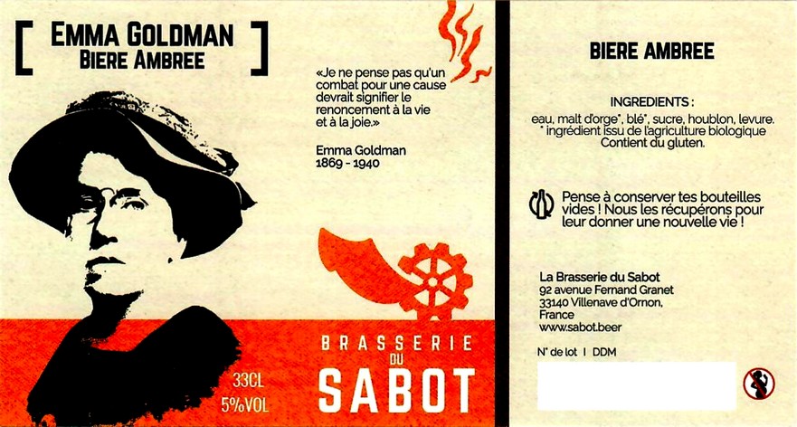 etiquette BRASSERIE DU SABOT 01
