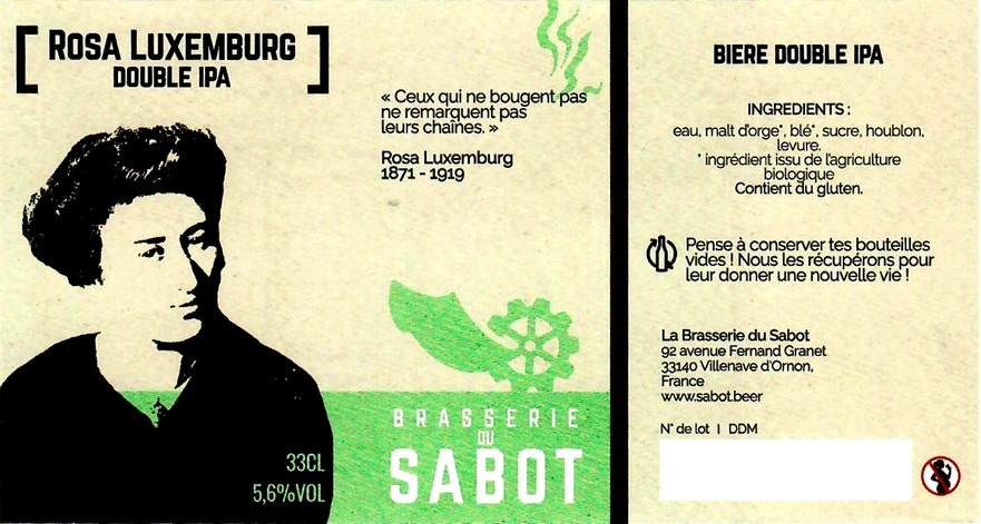 etiquette BRASSERIE DU SABOT 02