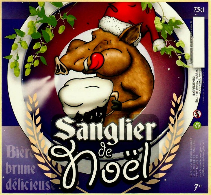 etiquette BRASSERIE DU SANGLIER 02