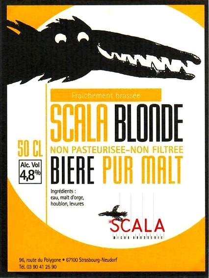 etiquette BRASSERIE DU SCALA 01