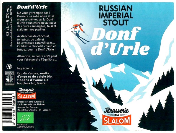 Etiquette BRASSERIE DU SLALOM 04