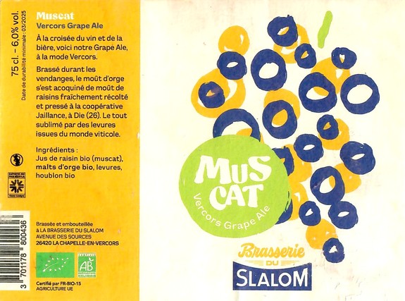 Etiquette BRASSERIE DU SLALOM 05