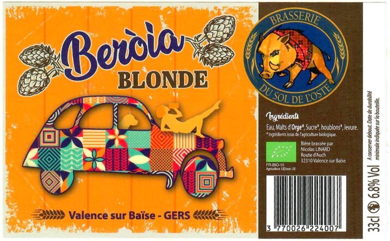 Etiquette BRASSERIE DU SOL DE L'OSTE 04