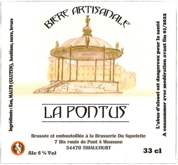 Etiquette BRASSERIE DU SQUELETTE 54 Etiquette BRASSERIE DU SQUELETTE 54