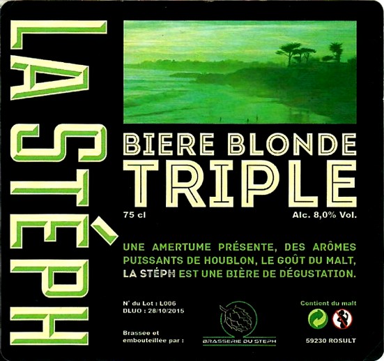 etiquette BRASSERIE DU STEPH 02