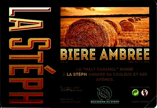 etiquette BRASSERIE DU STEPH 05