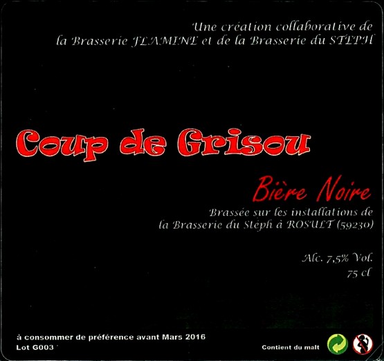 etiquette BRASSERIE DU STEPH 06