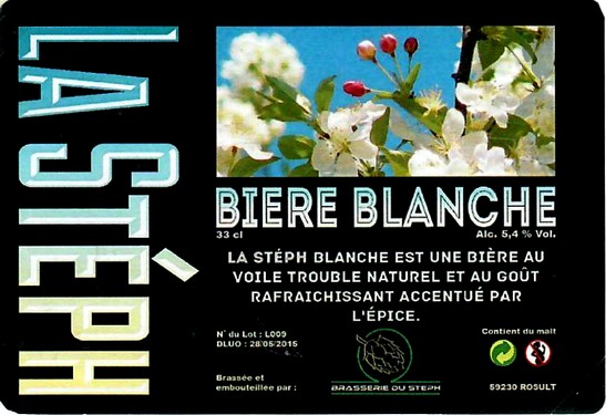 etiquette BRASSERIE DU STEPH 08