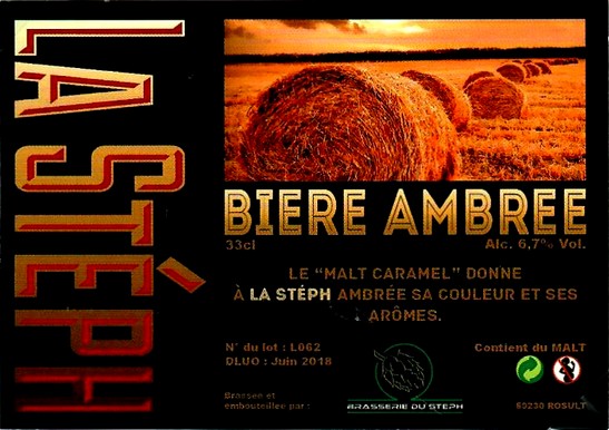 etiquette BRASSERIE DU STEPH 18