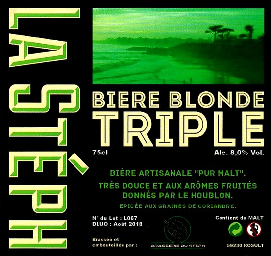 etiquette BRASSERIE DU STEPH 20