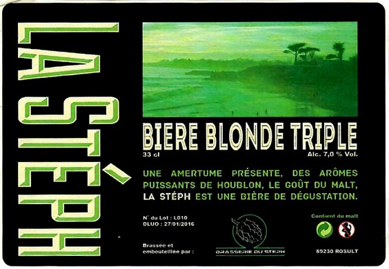 etiquette BRASSERIE DU STEPH 21